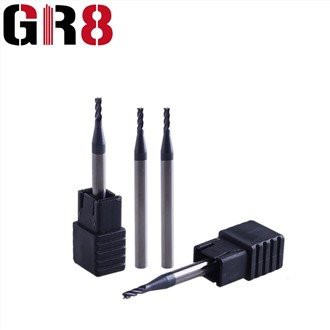 2 räfflor platt fräs med mikrodiameter